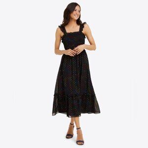 Draper James Dresses Draper James Tiered Tank Dress In Shimmer Dot